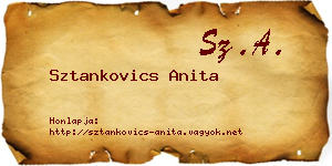 Sztankovics Anita névjegykártya
